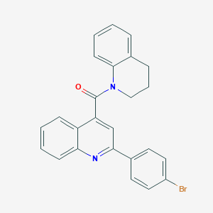molecular formula C25H19BrN2O B334774 [2-(4-bromophenyl)quinolin-4-yl](3,4-dihydroquinolin-1(2H)-yl)methanone 