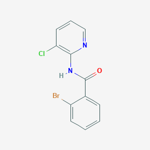 molecular formula C12H8BrClN2O B334775 2-bromo-N-(3-chloropyridin-2-yl)benzamide 