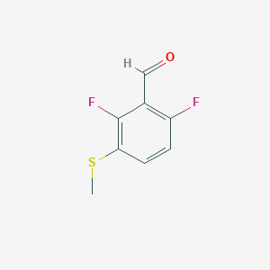 molecular formula C8H6F2OS B3347750 2,6-Difluoro-3-(methylthio)benzaldehyde CAS No. 1428234-72-3
