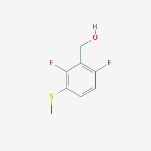 molecular formula C8H8F2OS B3347757 2,6-二氟-3-(甲硫基)苯甲醇 CAS No. 1428234-82-5