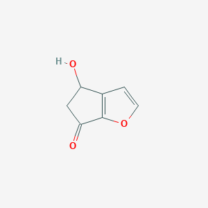 6H-Cyclopenta[b]furan-6-one, 4,5-dihydro-4-hydroxy-