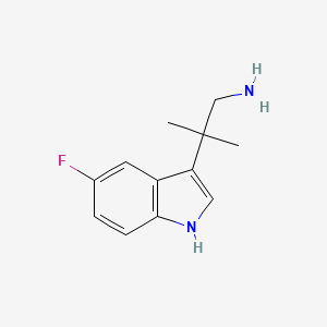 Indole, 3-(2-amino-1,1-dimethylethyl)-5-fluoro-