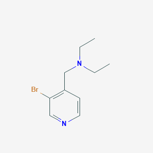 molecular formula C10H15BrN2 B3347821 [(3-Bromopyridin-4-yl)methyl]diethylamine CAS No. 1449008-01-8