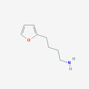 molecular formula C8H13NO B3347838 4-(Furan-2-YL)butan-1-amine CAS No. 14498-69-2
