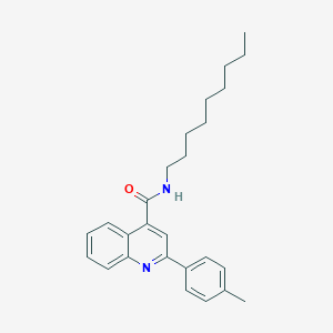 molecular formula C26H32N2O B334784 2-(4-methylphenyl)-N-nonylquinoline-4-carboxamide 