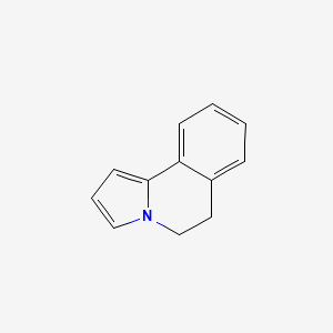 molecular formula C12H11N B3347859 Pyrrolo[2,1-a]isoquinoline, 5,6-dihydro- CAS No. 145474-58-4