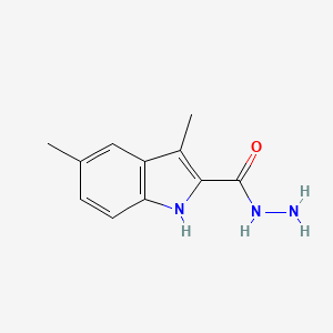molecular formula C11H13N3O B3347897 3,5-Dimethyl-1H-indole-2-carbohydrazide CAS No. 1463-98-5