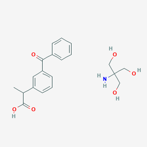 molecular formula C₂₀H₂₅NO₆ B033479 Dexketoprofen trometamol CAS No. 156604-79-4