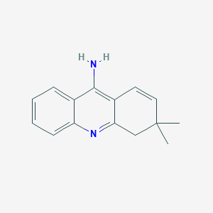molecular formula C15H16N2 B3347903 9-Acridinamine, 3,4-dihydro-3,3-dimethyl- CAS No. 146352-11-6