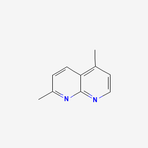 molecular formula C10H10N2 B3347929 1,8-Naphthyridine, 2,5-dimethyl- CAS No. 14759-23-0