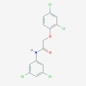 molecular formula C14H9Cl4NO2 B334797 2-(2,4-dichlorophenoxy)-N-(3,5-dichlorophenyl)acetamide 