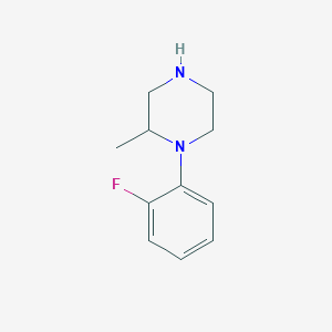 molecular formula C11H15FN2 B3347975 1-(2-氟苯基)-2-甲基哌嗪 CAS No. 148888-23-7