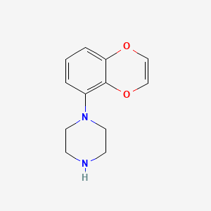 molecular formula C12H14N2O2 B3347983 Piperazine, 1-(1,4-benzodioxin-5-yl)- CAS No. 148888-25-9