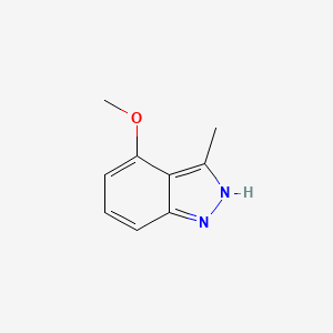 molecular formula C9H10N2O B3347991 4-methoxy-3-methyl-1H-indazole CAS No. 149071-06-7