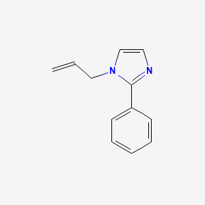 molecular formula C12H12N2 B3348009 1H-Imidazole, 2-phenyl-1-(2-propenyl)- CAS No. 14967-25-0