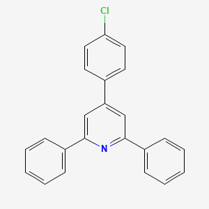 molecular formula C23H16ClN B3348017 4-(4-Chlorophenyl)-2,6-diphenylpyridine CAS No. 1498-82-4