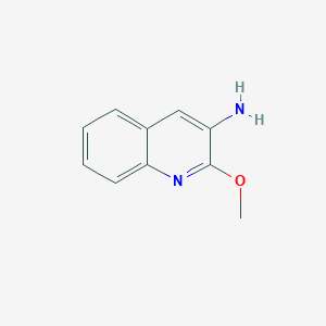 molecular formula C10H10N2O B3348032 2-Methoxyquinolin-3-amine CAS No. 150009-83-9