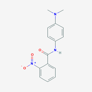 molecular formula C15H15N3O3 B334804 N-[4-(dimethylamino)phenyl]-2-nitrobenzamide 