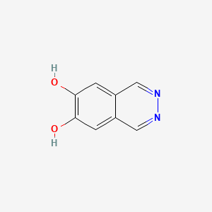 molecular formula C8H6N2O2 B3348049 6,7-Phthalazinediol CAS No. 150256-28-3