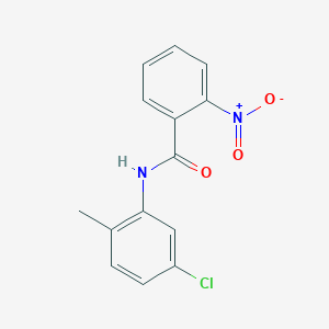 molecular formula C14H11ClN2O3 B334805 N-(5-chloro-2-methylphenyl)-2-nitrobenzamide 