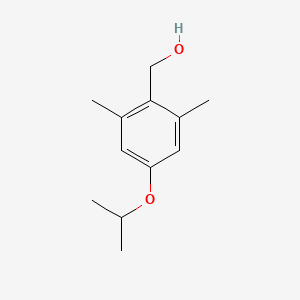 molecular formula C12H18O2 B3348053 (4-Isopropoxy-2,6-dimethylphenyl)methanol CAS No. 1506593-20-9
