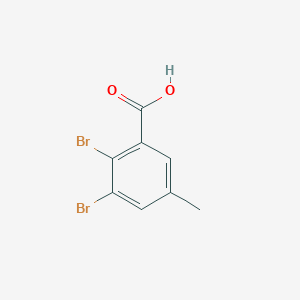 molecular formula C8H6Br2O2 B3348082 2,3-Dibromo-5-methylbenzoic acid CAS No. 154257-79-1