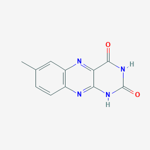 molecular formula C11H8N4O2 B3348090 7-Methyl-1H-benzo[g]pteridine-2,4-dione CAS No. 15436-36-9