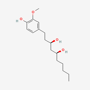 molecular formula C17H28O4 B3348109 Gingerdiol CAS No. 154905-69-8