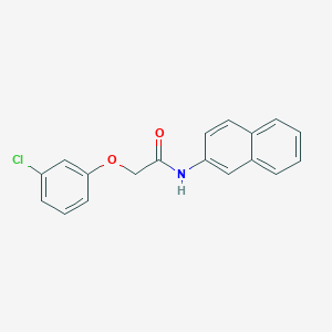 molecular formula C18H14ClNO2 B334813 2-(3-chlorophenoxy)-N-(2-naphthyl)acetamide 