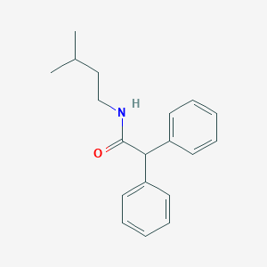 molecular formula C19H23NO B334815 N-(3-methylbutyl)-2,2-diphenylacetamide 