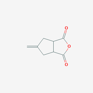 molecular formula C8H8O3 B3348156 5-Methylene-tetrahydro-cyclopenta[c]furan-1,3-dione CAS No. 156293-04-8