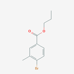 molecular formula C11H13BrO2 B3348167 Propyl 4-bromo-3-methylbenzoate CAS No. 1565038-05-2