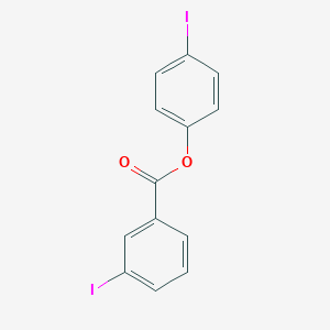 molecular formula C13H8I2O2 B334819 4-Iodophenyl 3-iodobenzoate 