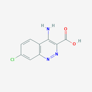 4-Amino-7-chlorocinnoline-3-carboxylic acid