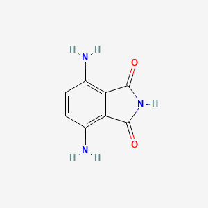molecular formula C8H7N3O2 B3348347 3,6-Diaminophthalimide CAS No. 1660-15-7