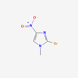 molecular formula C4H4BrN3O2 B3348370 2-Bromo-1-methyl-4-nitro-1H-imidazole CAS No. 16681-63-3