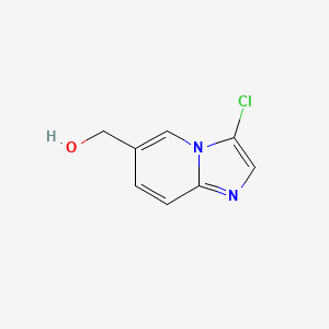 molecular formula C8H7ClN2O B3348383 (3-Chloroimidazo[1,2-a]pyridin-6-yl)methanol CAS No. 167884-21-1