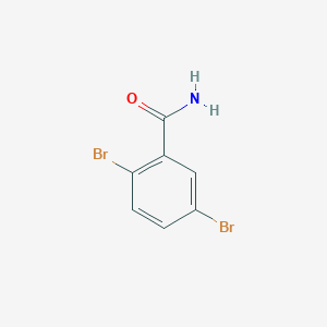 molecular formula C7H5Br2NO B3348433 2,5-Dibromobenzamide CAS No. 170492-50-9