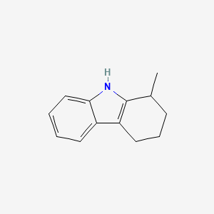 molecular formula C13H15N B3348436 1H-Carbazole, 2,3,4,9-tetrahydro-1-methyl- CAS No. 17058-12-7