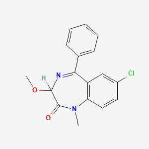 molecular formula C17H15ClN2O2 B3348447 O-Methyl temazepam CAS No. 17191-70-7