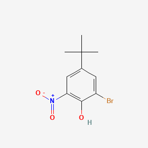 molecular formula C10H12BrNO3 B3348450 2-Bromo-4-tert-butyl-6-nitrophenol CAS No. 17199-23-4