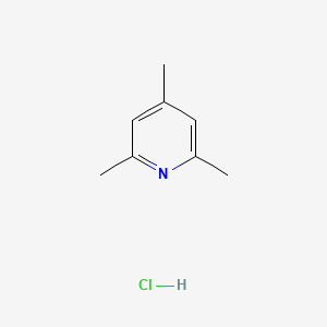 molecular formula C8H12ClN B3348495 Pyridine, 2,4,6-trimethyl-, hydrochloride CAS No. 17423-08-4
