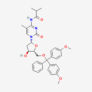 molecular formula C35H39N3O7 B3348531 5'-O-(4,4'-Dimethoxytrityl)-N4-isobutyryl-5-methyl-2'-deoxycytidine CAS No. 176755-84-3