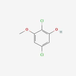 molecular formula C7H6Cl2O2 B3348544 2,5-Dichloro-3-methoxyphenol CAS No. 1781571-37-6