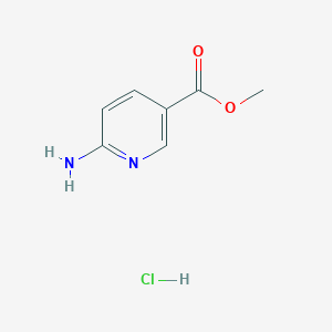 molecular formula C7H9ClN2O2 B3348630 Methyl 6-aminonicotinate hydrochloride CAS No. 180693-67-8