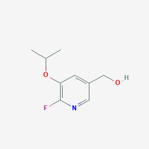 molecular formula C9H12FNO2 B3348647 (6-Fluoro-5-isopropoxypyridin-3-yl)methanol CAS No. 1809158-17-5