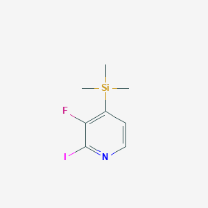 molecular formula C8H11FINSi B3348653 3-Flouro-2-iodo-4-(trimethylsilyl)pyridine CAS No. 1809161-43-0