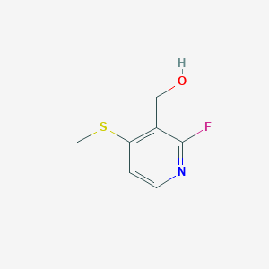 molecular formula C7H8FNOS B3348658 2-Fluoro-4-(methylthio)-3-pyridinemethanol CAS No. 1809161-48-5