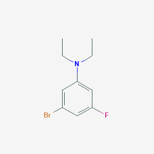 molecular formula C10H13BrFN B3348661 3-Bromo-5-fluoro-N,N-diethylaniline CAS No. 1809161-70-3