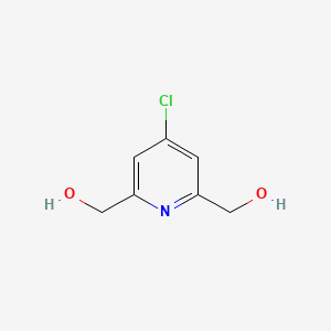 molecular formula C7H8ClNO2 B3348676 4-Chloro-2,6-bis(hydroxymethyl)pyridine CAS No. 1817-20-5